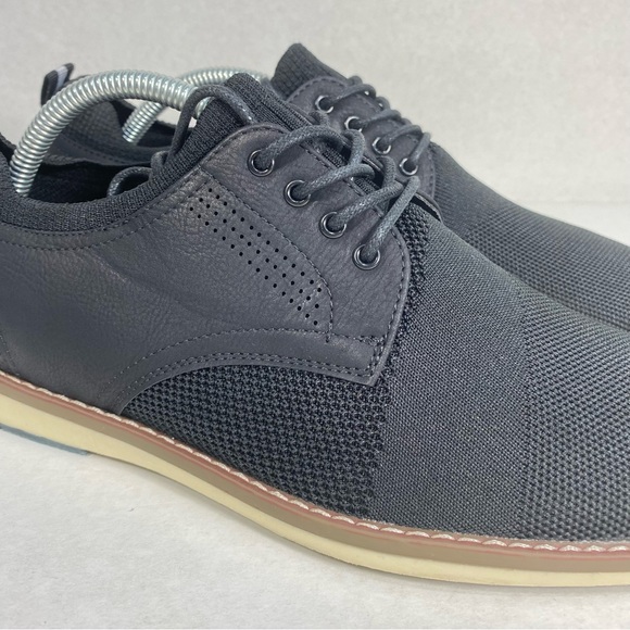 Steve Madden Knit Lace Up Black Dress Casual Shoes; Men’s Size 10 M — Excellent! - Picture 6 of 15